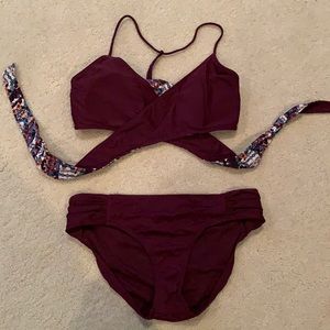 Athleta Women’s bikini top and bottom